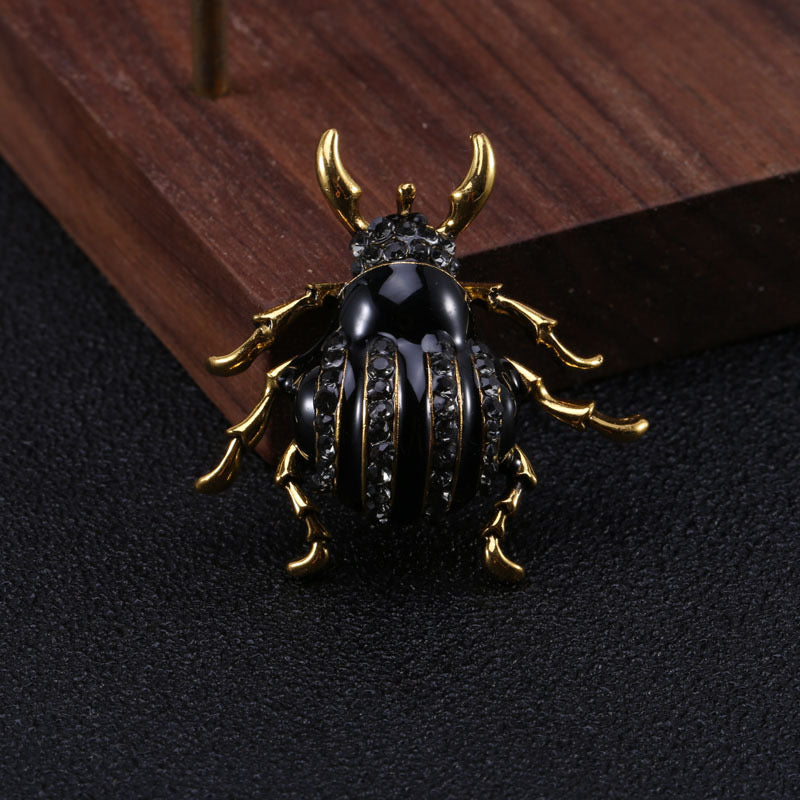 Black Bug Brooch "Bob"