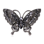 Load image into Gallery viewer, Black Butterfly Brooch

