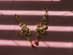 Load image into Gallery viewer, Serpent &amp; Hand Earrings
