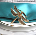 Load image into Gallery viewer, Dragonfly Napkin Ring Set
