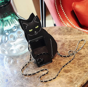 Black Cat Handbag