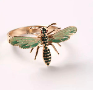 Napkin Ring Set Insect