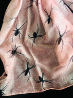 Load image into Gallery viewer, The Spiders &amp; Spiderwebs Scarf

