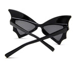 Load image into Gallery viewer, Bat Wing Sunglasses Black
