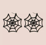 Load image into Gallery viewer, Acrylic Big Spiderweb Earrings
