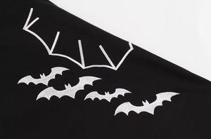 Embroidered Bat Dress