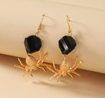 Load image into Gallery viewer, Spider &amp; Rock Earrings
