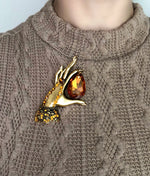 Load image into Gallery viewer, Victorian Hand Brooch
