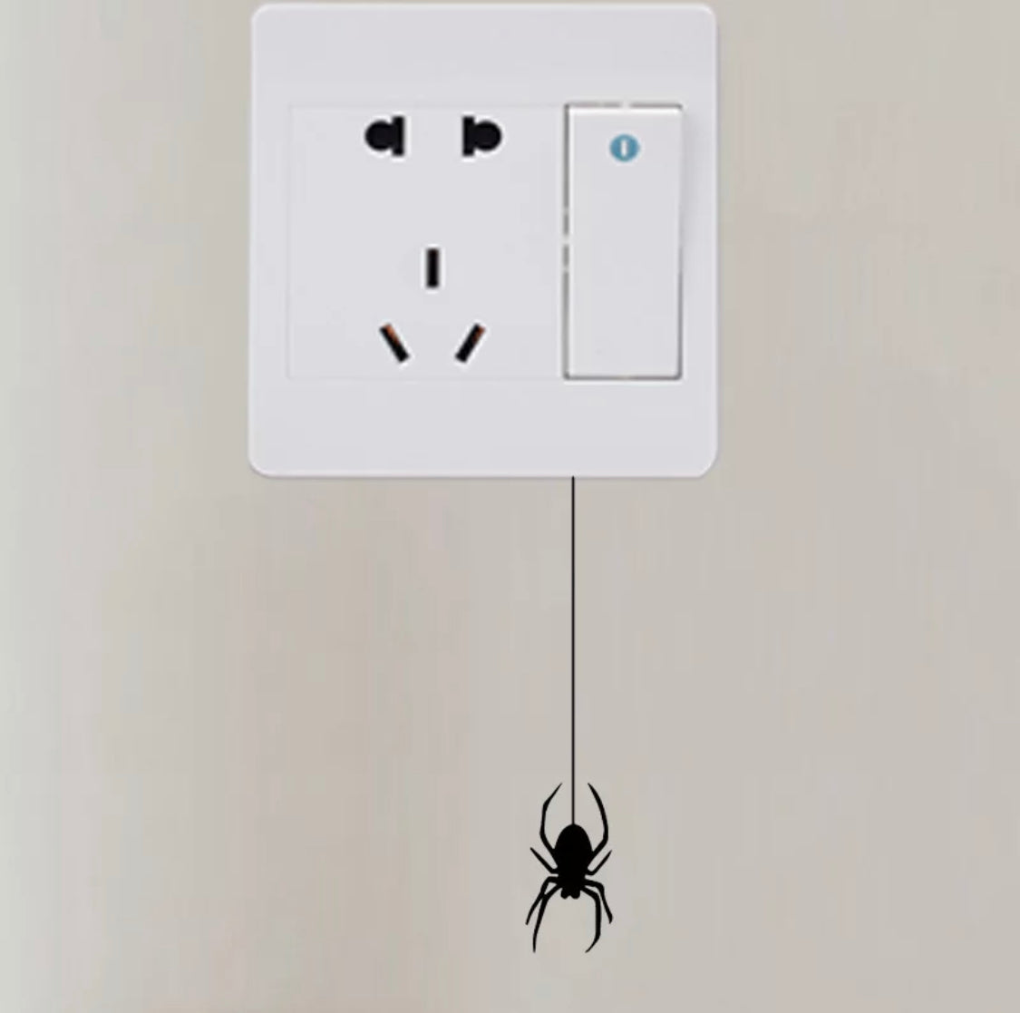 Hanging Spider Wall Sticker