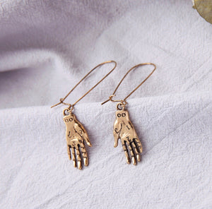 Golden Hands Earrings