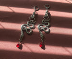 Load image into Gallery viewer, Serpent &amp; Hand Earrings
