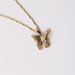 Load image into Gallery viewer, Golden Butterfly Necklace
