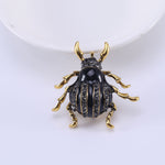 Load image into Gallery viewer, Black Bug Brooch &quot;Bob&quot;
