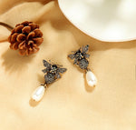 Load image into Gallery viewer, The sparkly brothers beetle earrings
