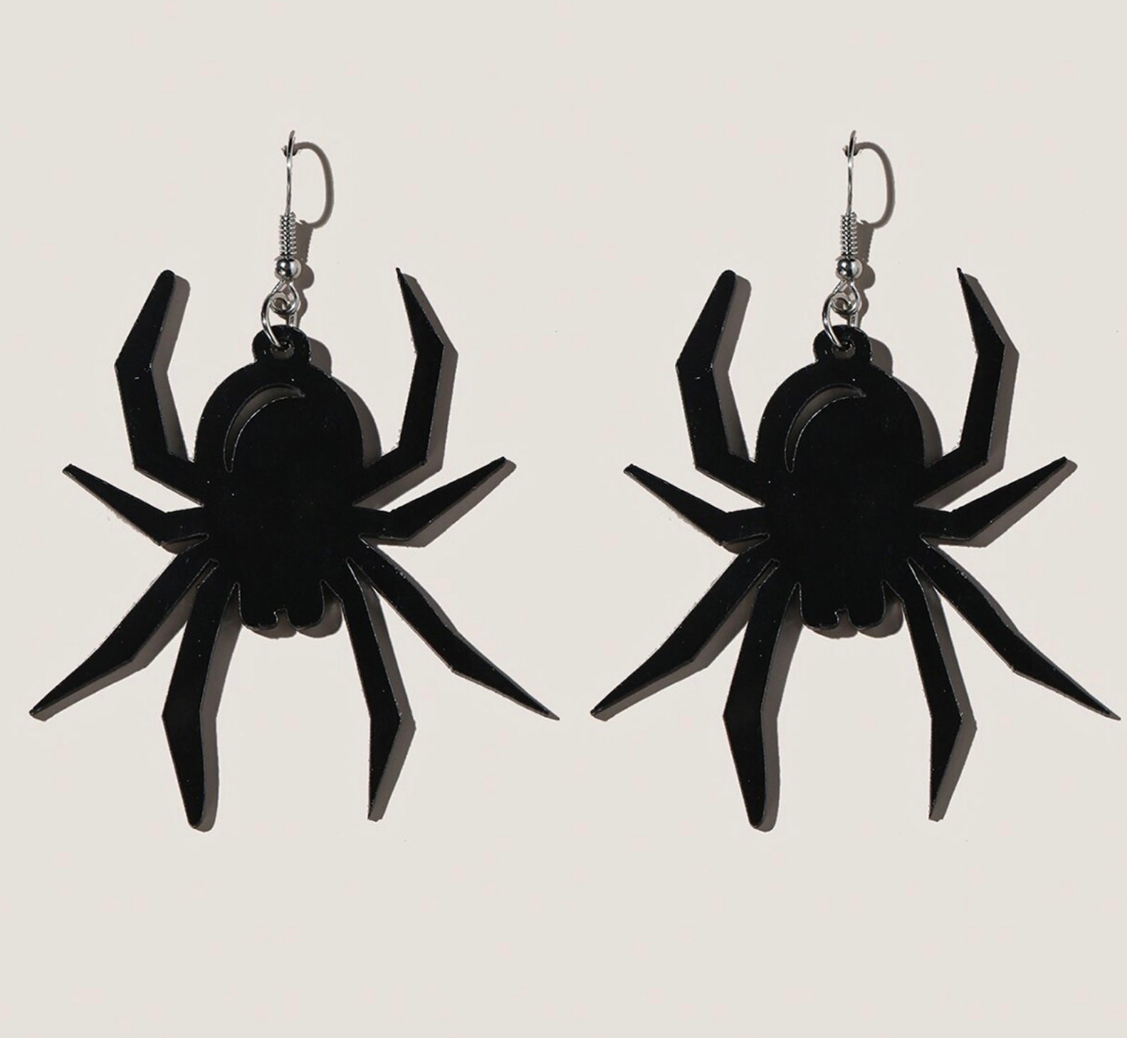 Acrylic Spider Earrings