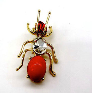 Vintage-Style Bug Brooch