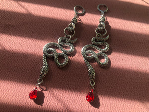 Serpent & Hand Earrings